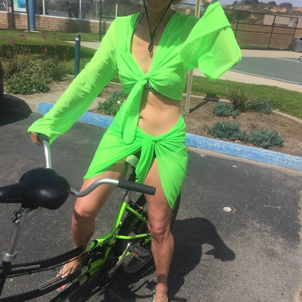 Ellejay tie top and matching wrap skirt